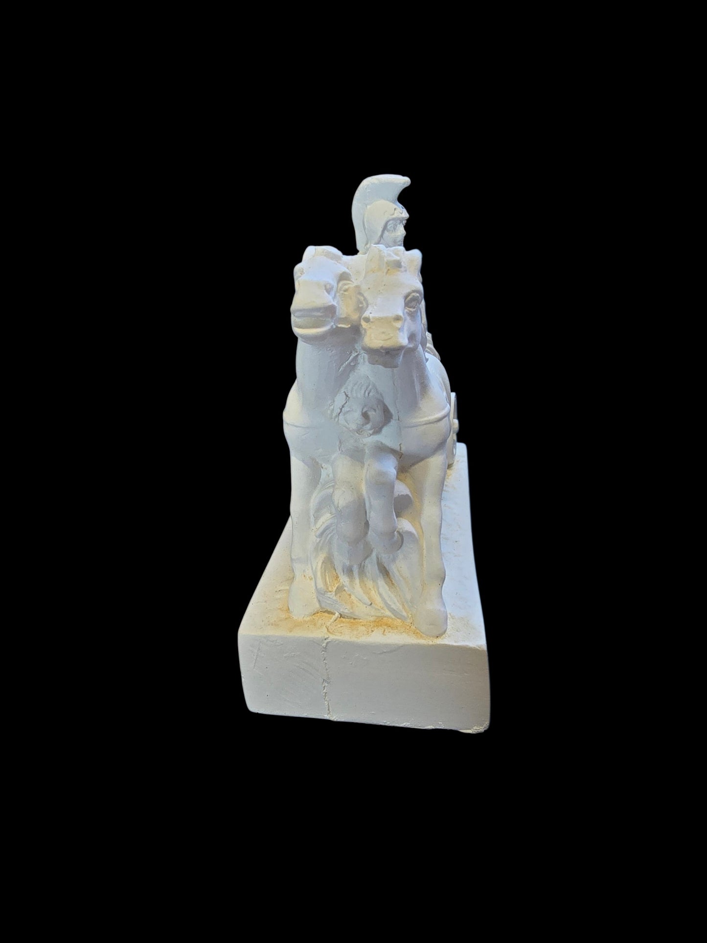 Alabaster Greek Soldier Statue – Imported from Greece