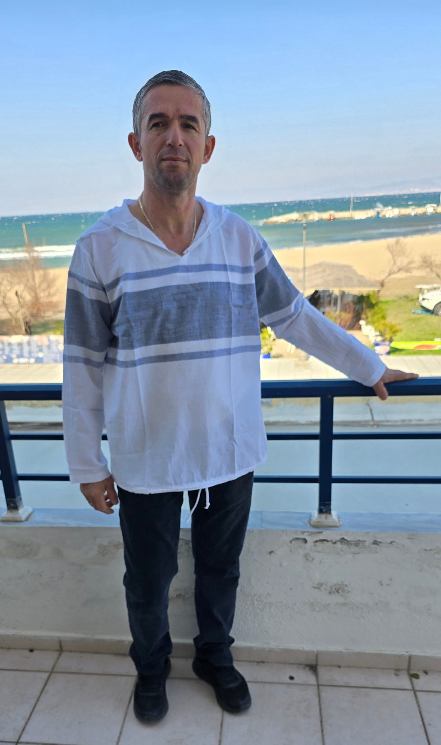 Premium 100% Natural Cotton Hooded Shirt