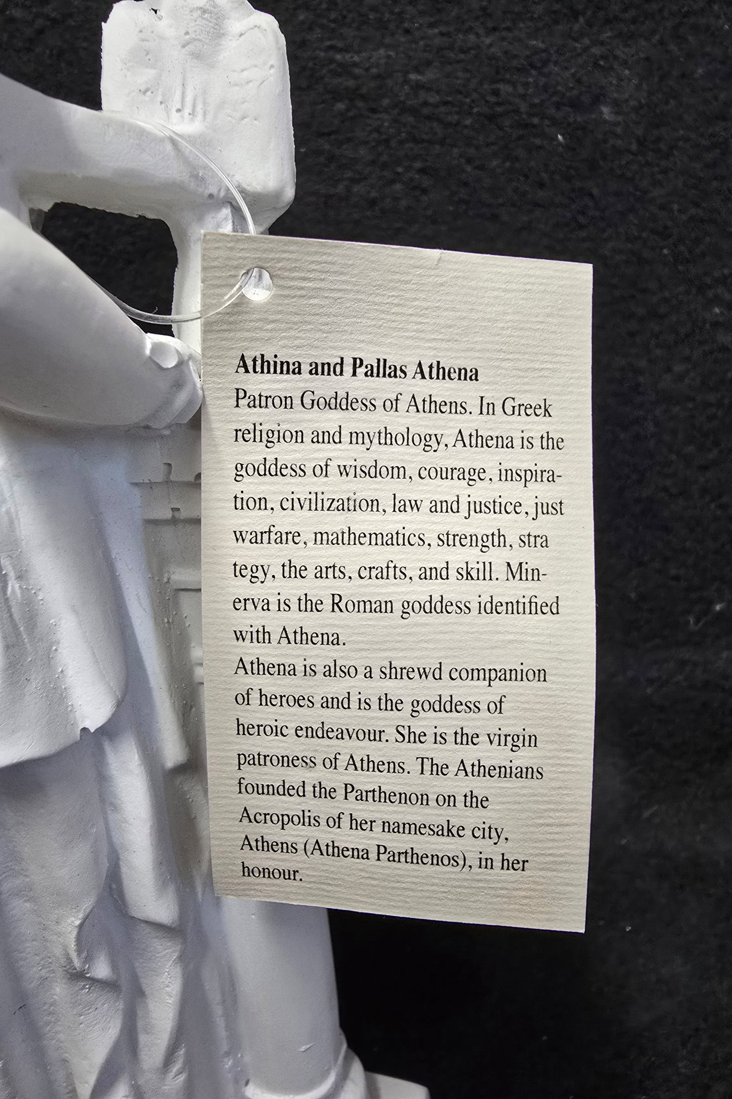 Zeus Alabaster Statue – Seated on Throne with Metal Spear