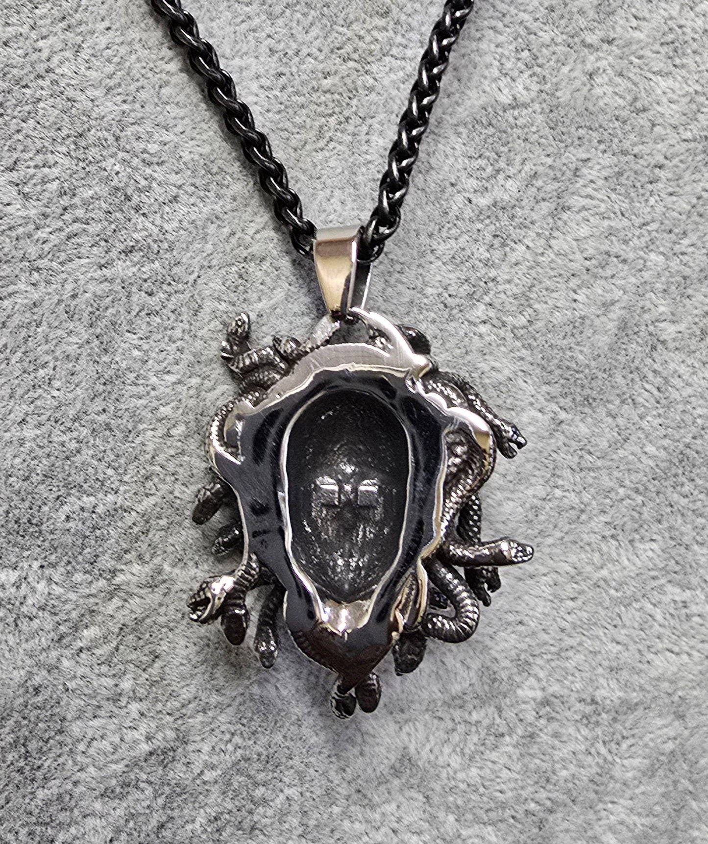 Medusa Stainless Steel Necklace - Bold & Detailed Design