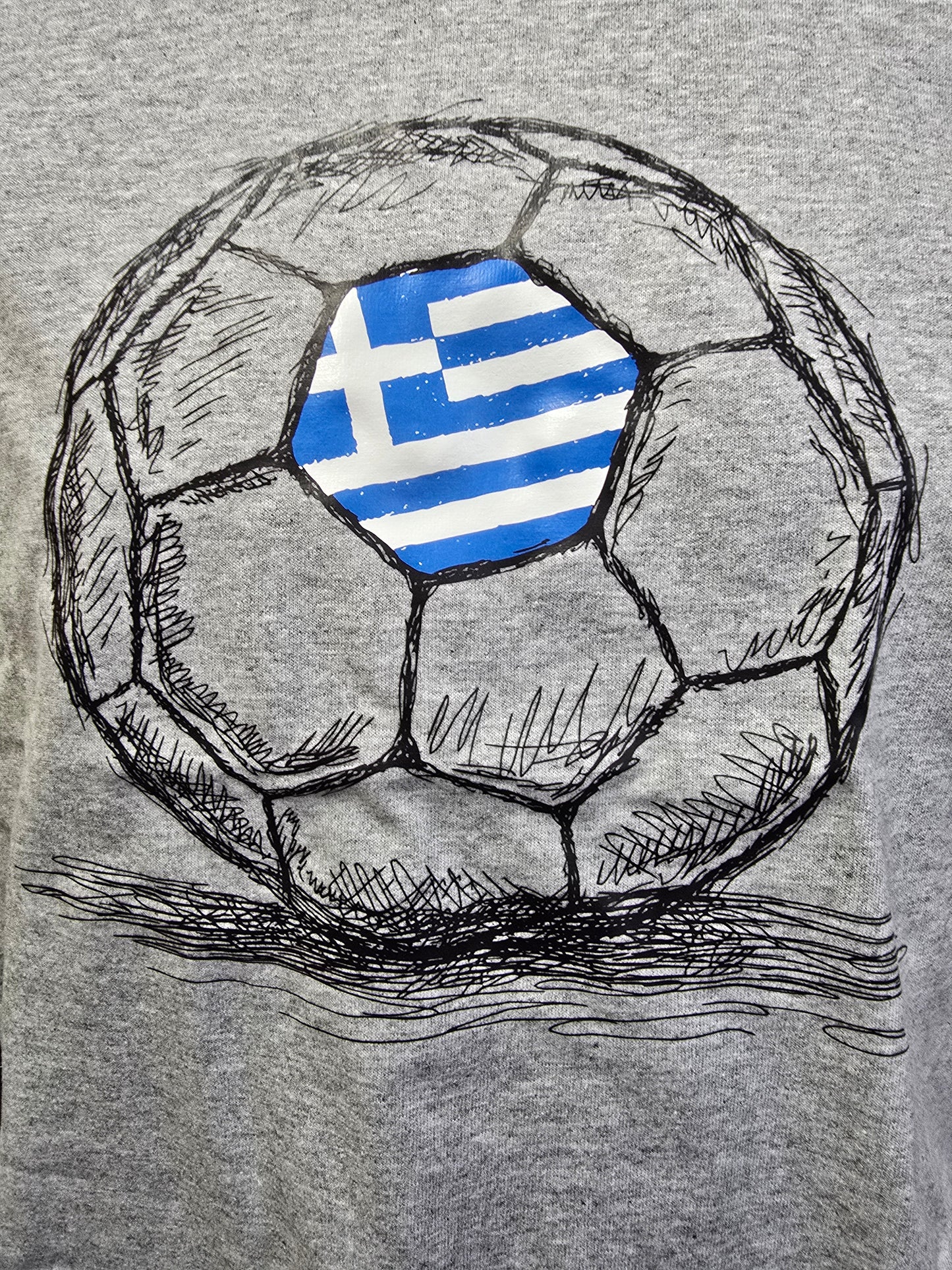 Toddler Greek Flag Soccer Ball Tee