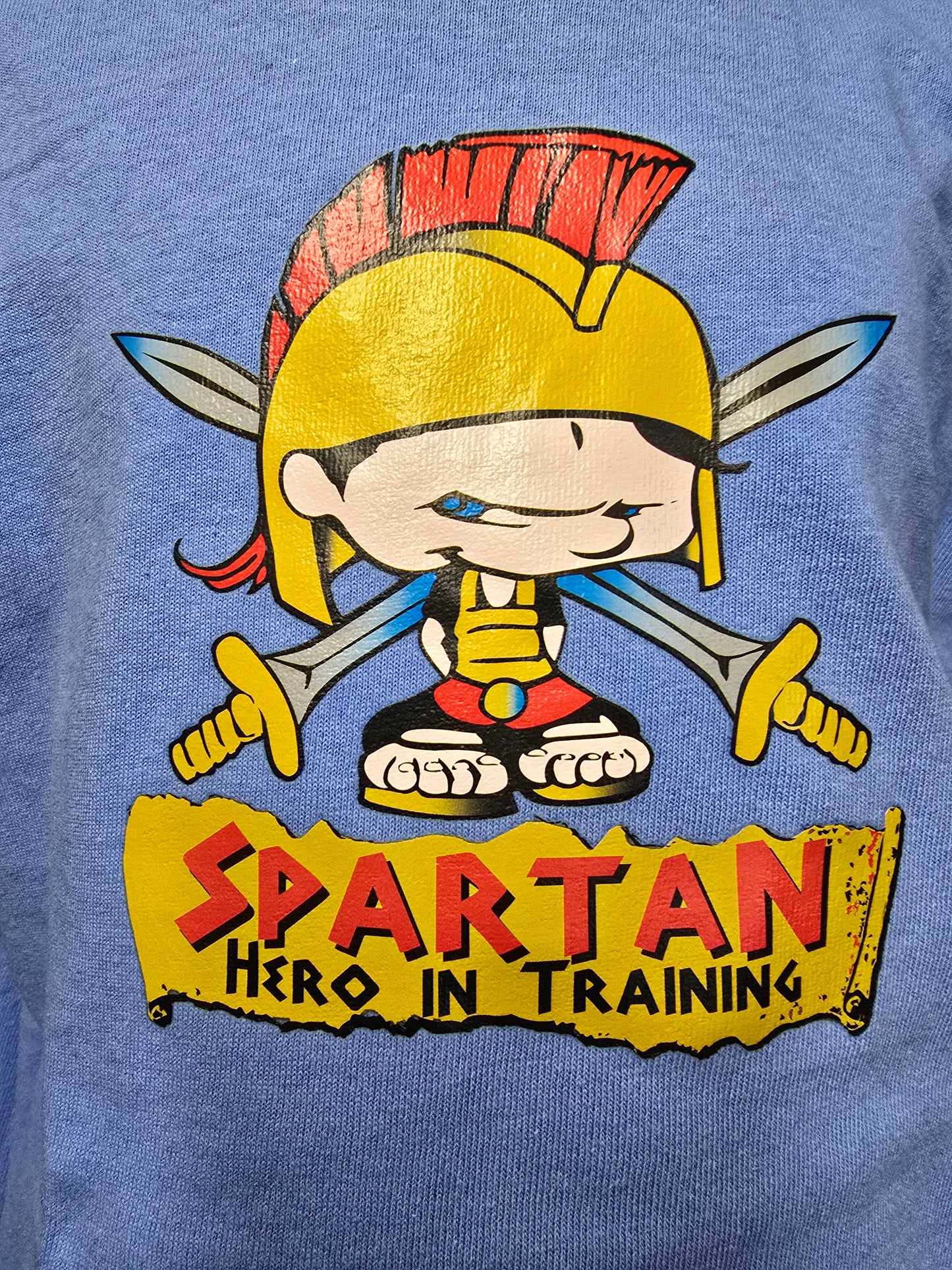 Spartan Hero in Training Toddler Shirt – Soft 100% Cotton