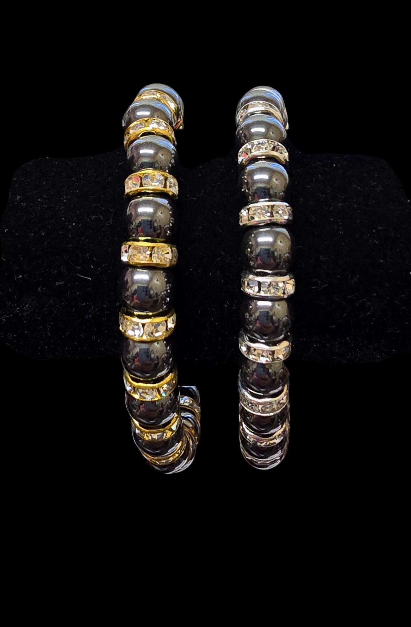 Natural Stone Hematite Bracelet - Unisex