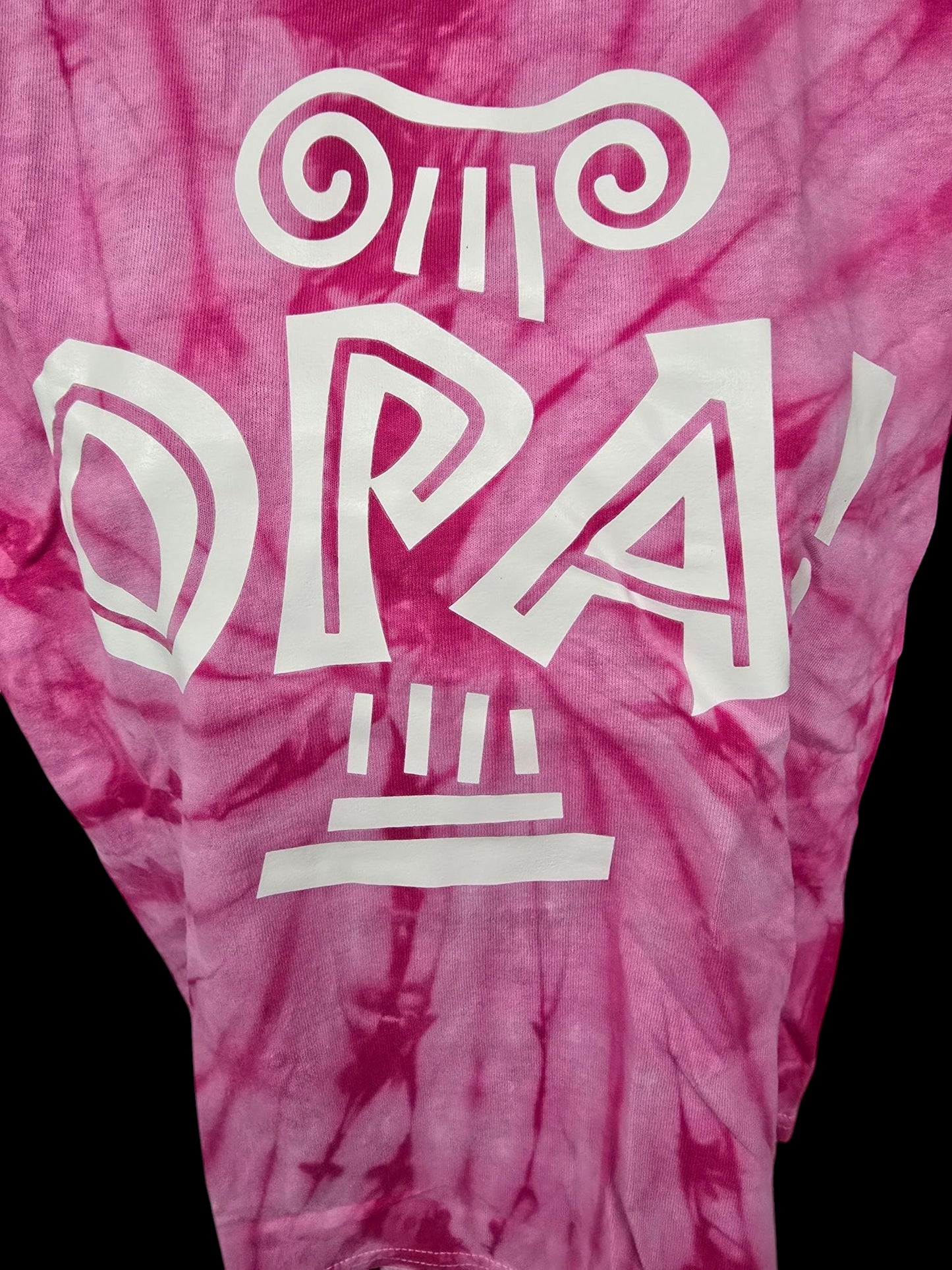 Fuchsia Colorblast Tie Dye ‘OPA’ Tee