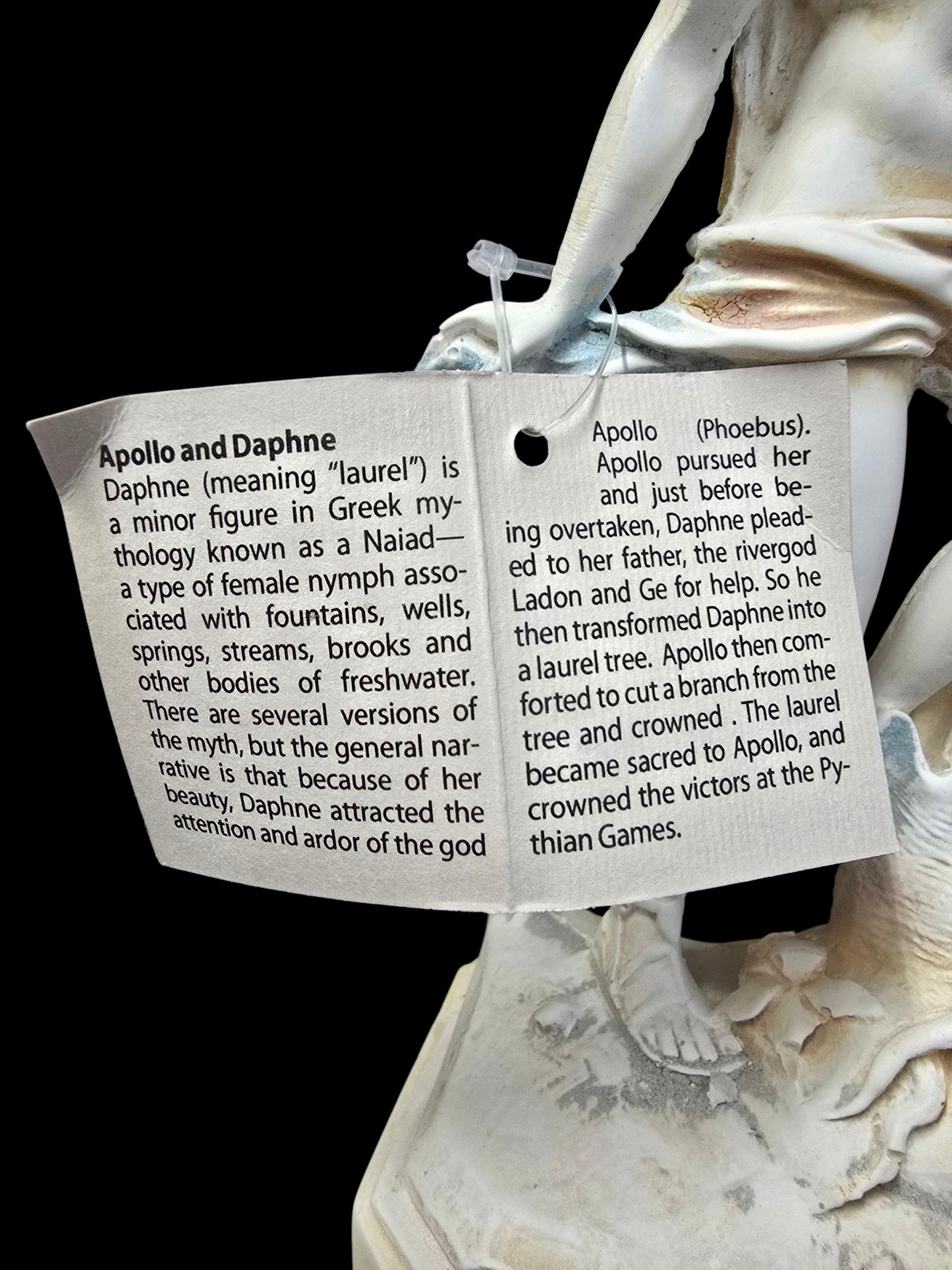 Apollo and Daphne – Mythological Transformation in Handcrafted Alabaster