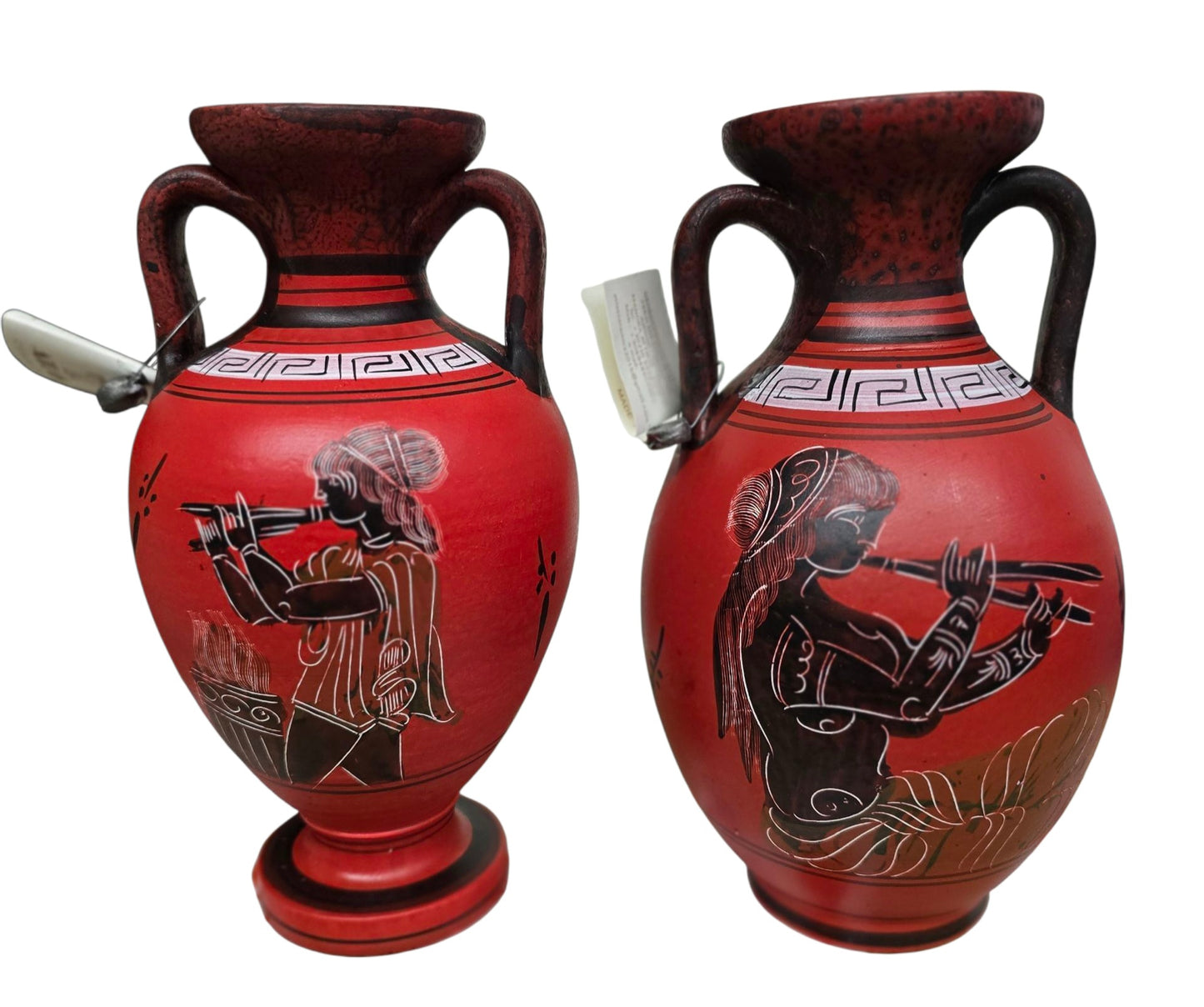 Handmade & Hand-Painted Museum Replica Vase – Imported from Athens, Greece