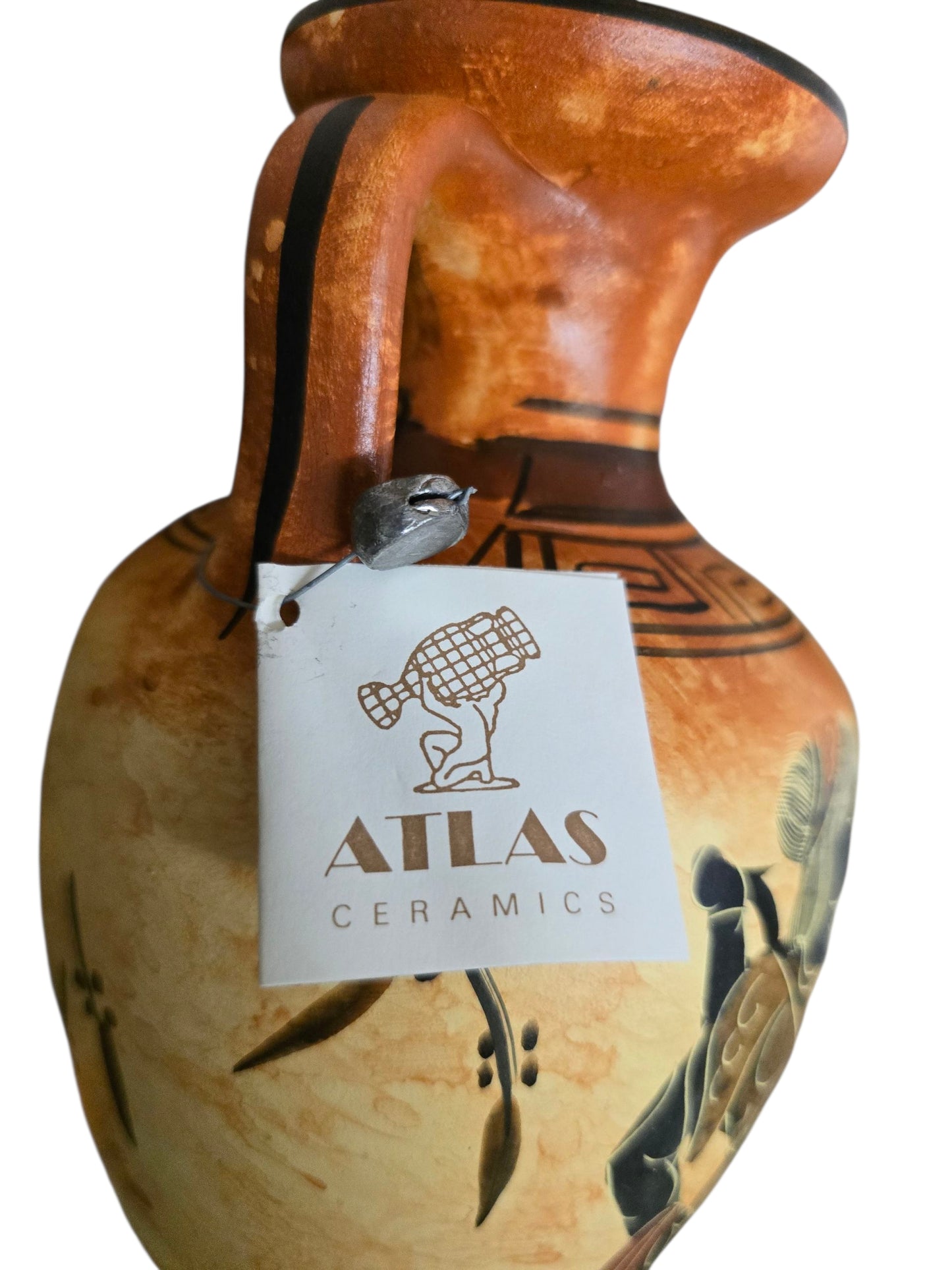 Handmade/Hand Painted Imported Museum Replica Greek Vase