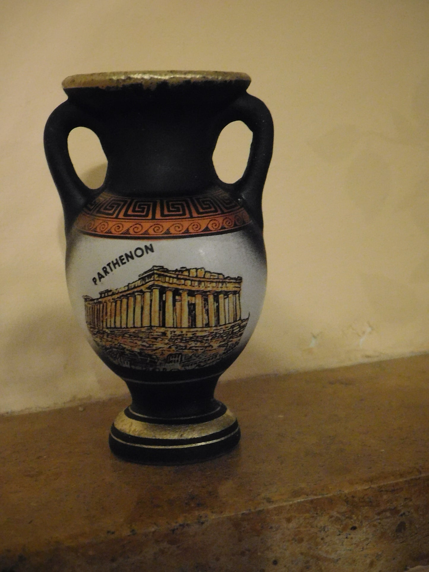 Mini Parthenon Vase – Handcrafted in Athens, Greece