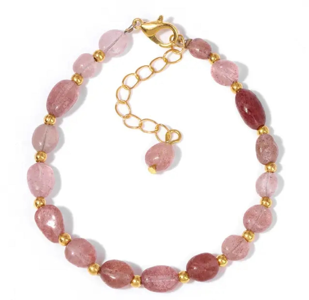 Irregular Stone Bracelet – Semi-Precious Inspiration