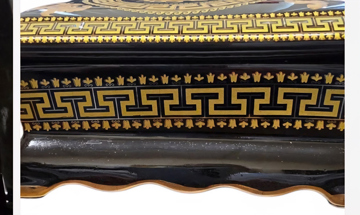 Handmade Greek Ceramic Jewelry Box – Zeus, Hera & Athena