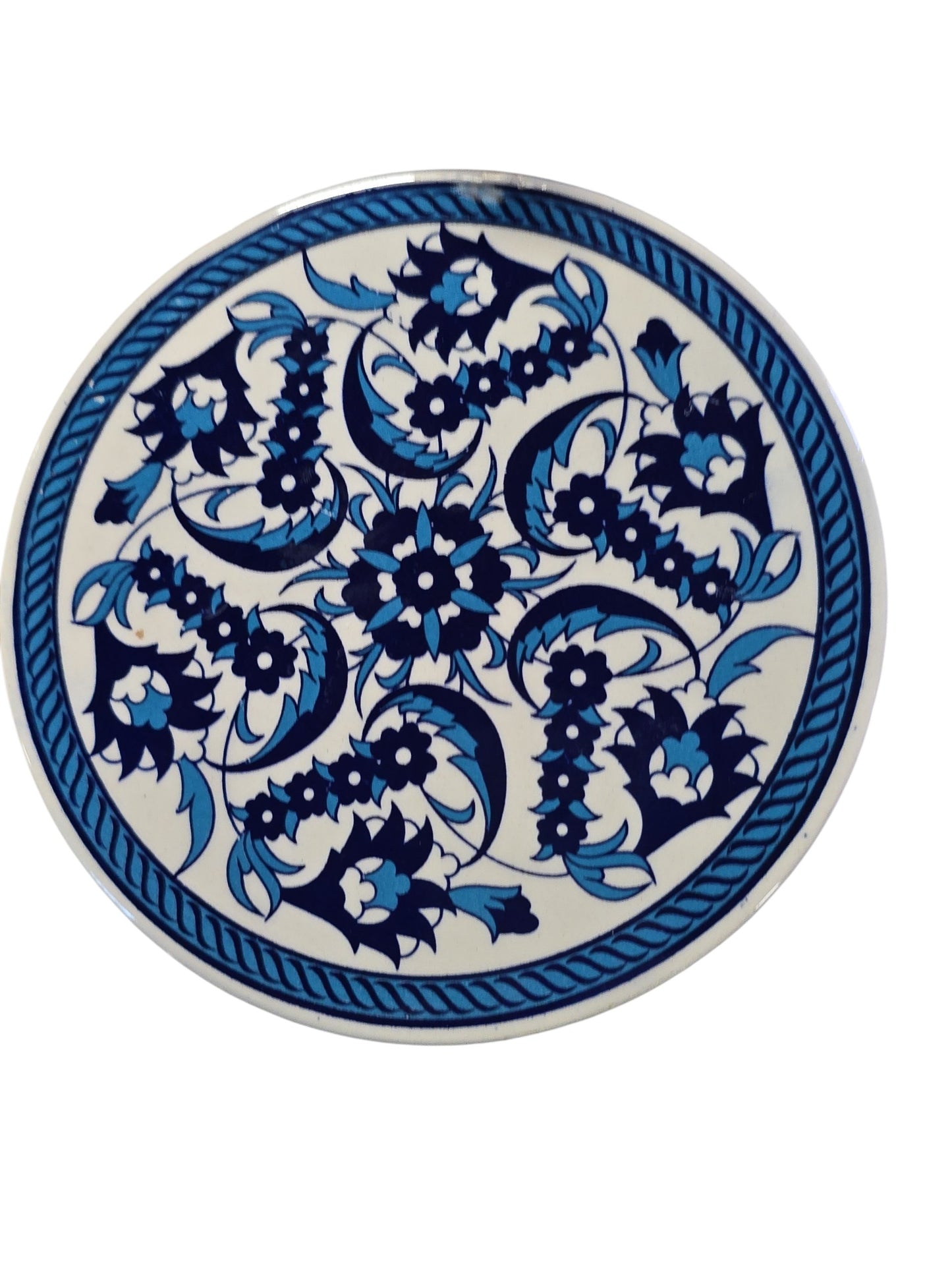 16 cm Blue Ceramic Trivet – Imported
