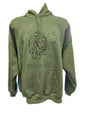 "Turn Them to Stone - Medusa" Heavy Cotton Hoodie (Heather Dark Green)