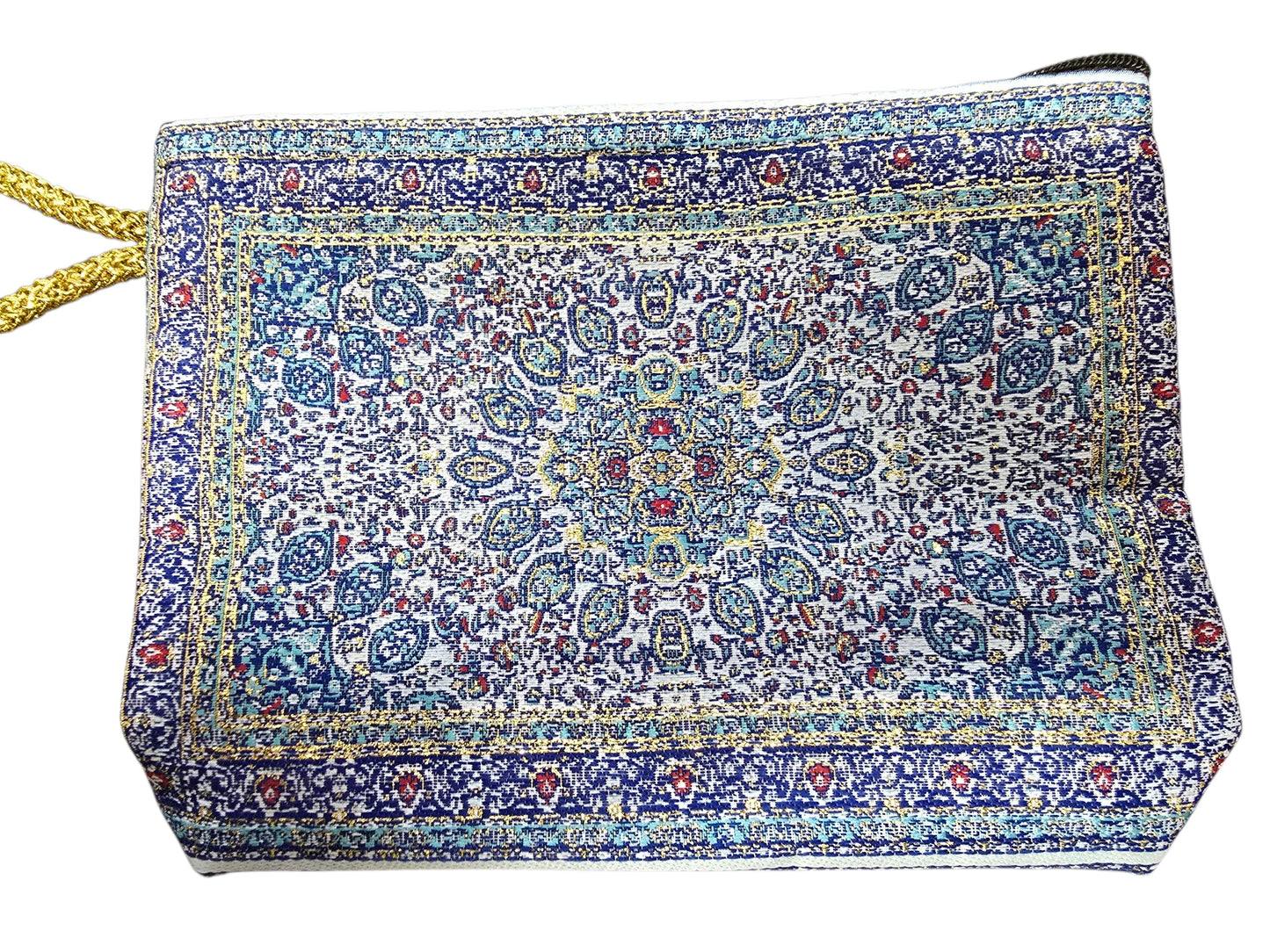 Woven Tapestry Makeup Bag