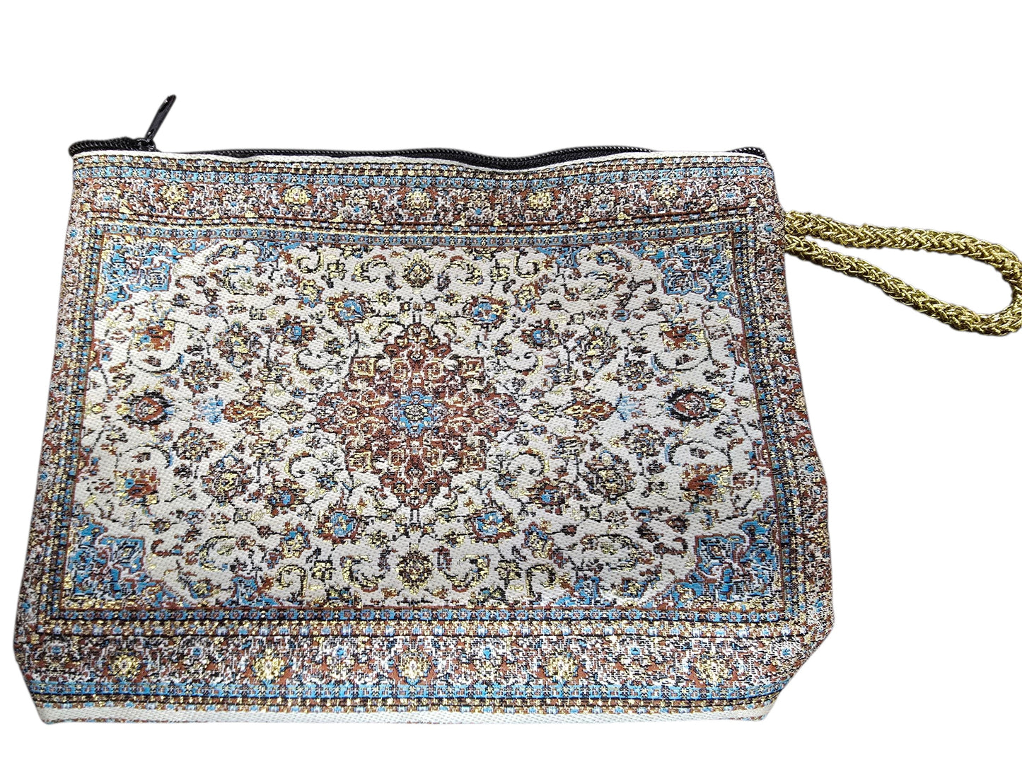 Woven Tapestry Makeup Bag