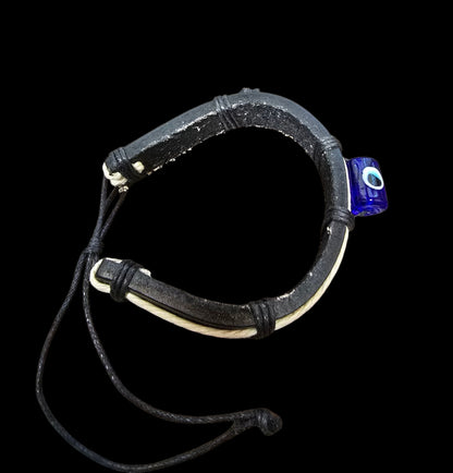 Leather Adjustable Mati Bracelet