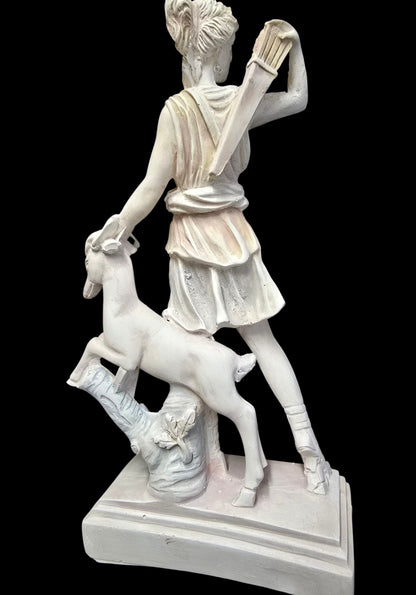 Alabaster Statue of Artemis – Goddess of the Hunt