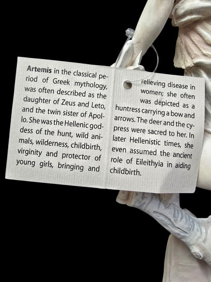 Alabaster Statue of Artemis – Goddess of the Hunt