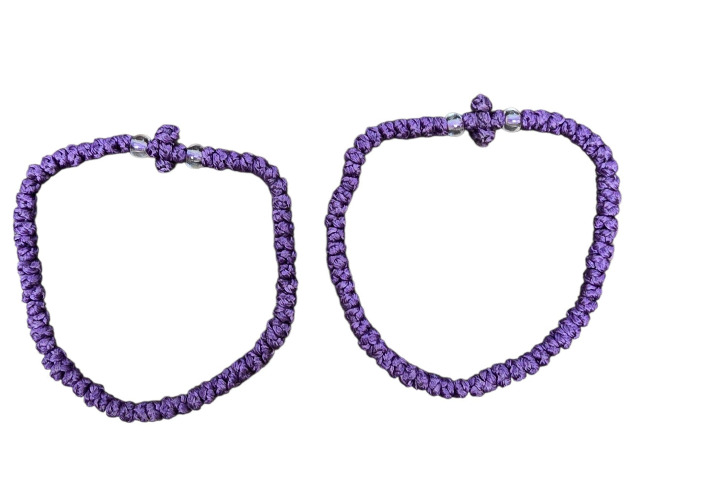 Greek Orthodox Prayer Rope Bracelet – Adjustable Knot Cross Komboskini | Multiple Colors
