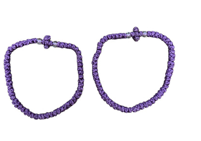 Greek Orthodox Prayer Rope Bracelet – Adjustable Knot Cross Komboskini | Multiple Colors
