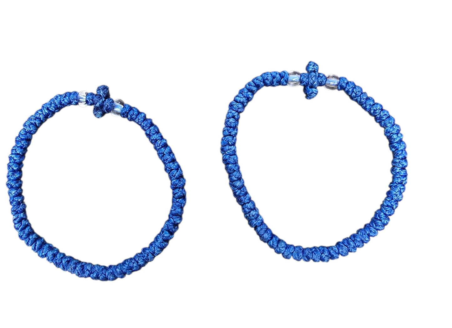 Greek Orthodox Prayer Rope Bracelet – Adjustable Knot Cross Komboskini | Multiple Colors