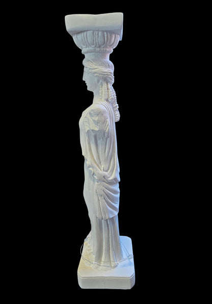Alabaster Karyatid Statue – Imported from Greece