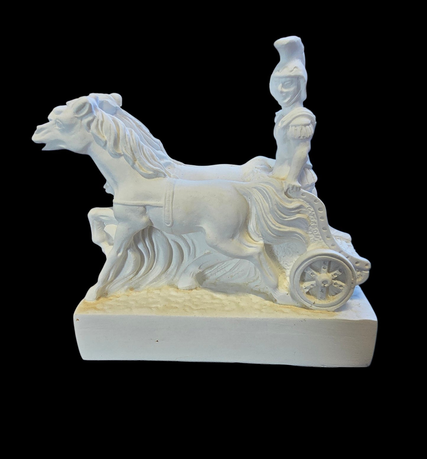 Alabaster Greek Soldier Statue – Imported from Greece