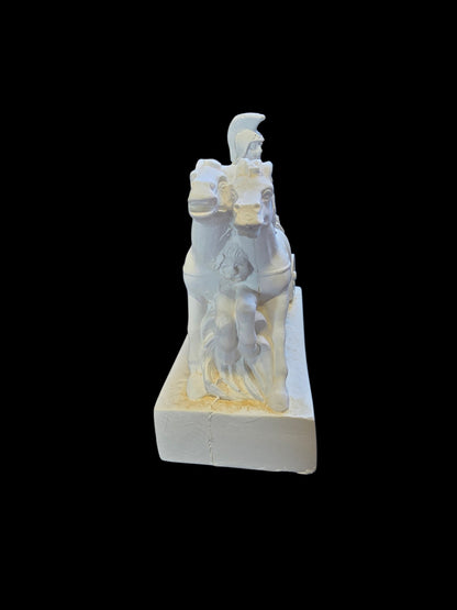 Alabaster Greek Soldier Statue – Imported from Greece