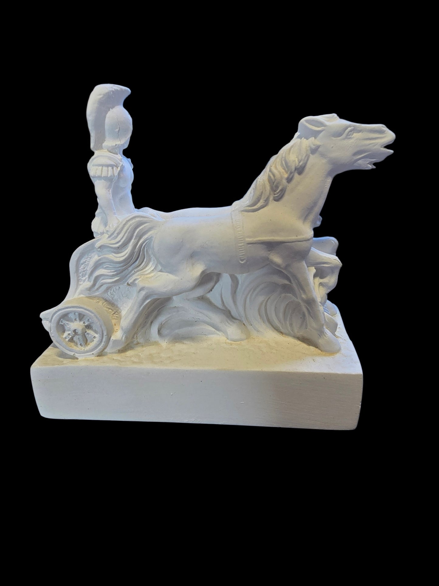 Alabaster Greek Soldier Statue – Imported from Greece