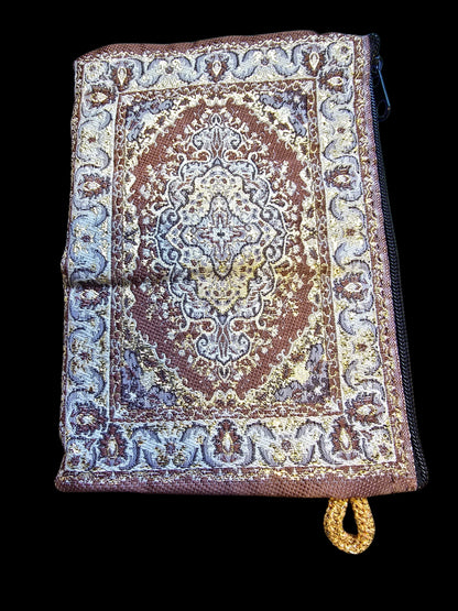 Persian‑Style Woven Tapestry Coin Purse