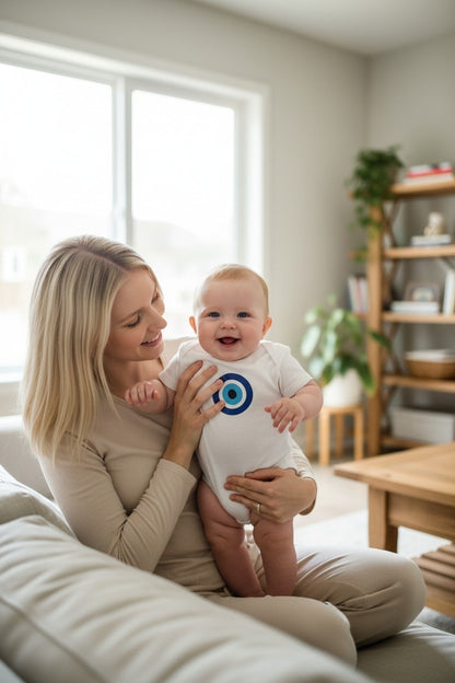 Mati (Evil Eye) Baby Onesie