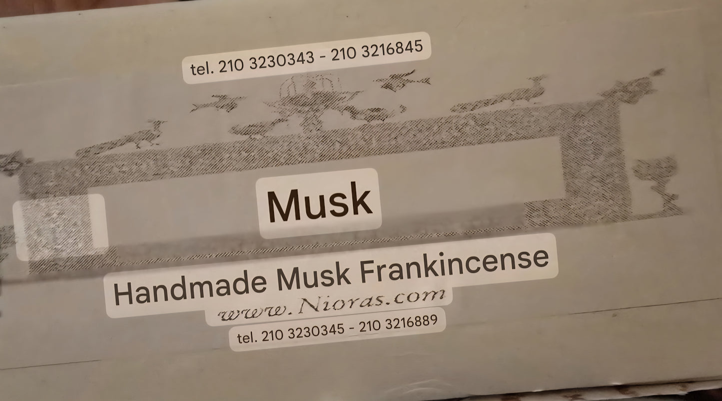 Handmade Musk Frankincense Resin Incense Blend