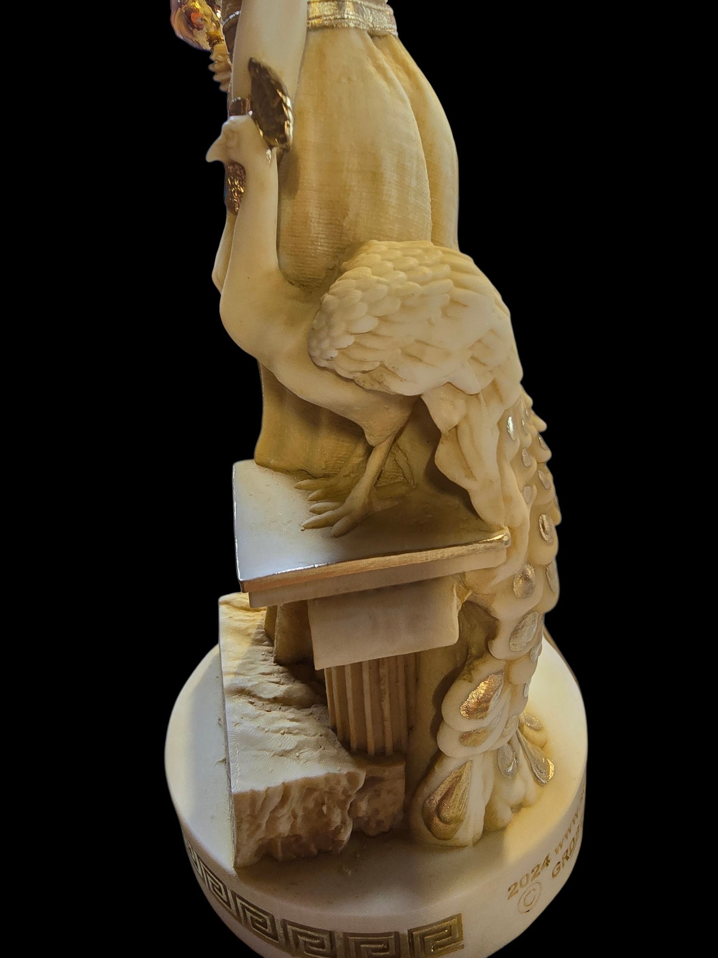 Handmade Alabaster Statue of Hera – Greek Goddess of Marriage & Queenship