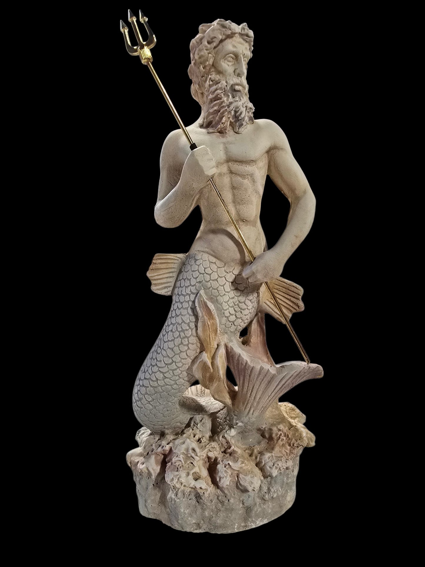 Alabaster Statue of Poseidon – 25cm