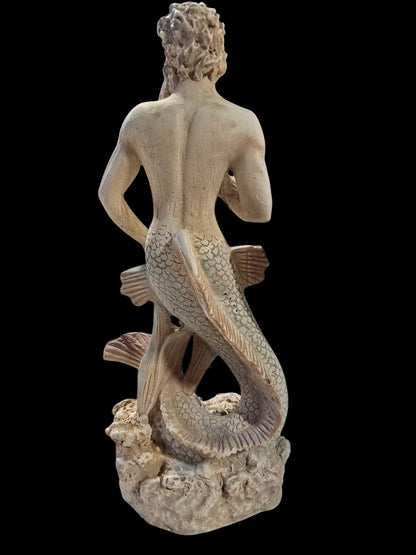 Alabaster Statue of Poseidon – 25cm