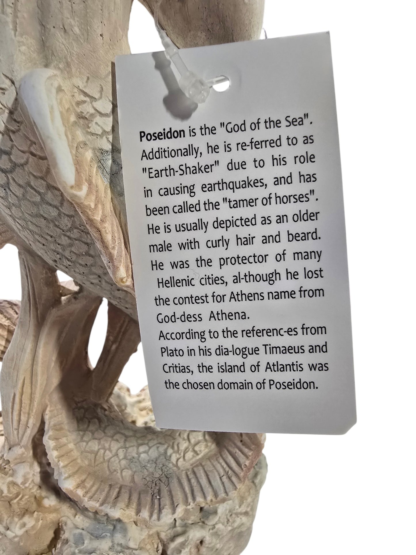 Alabaster Statue of Poseidon – 25cm