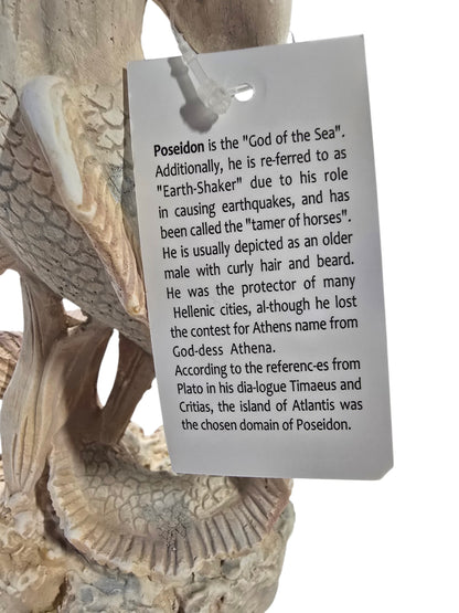 Alabaster Statue of Poseidon – 25cm