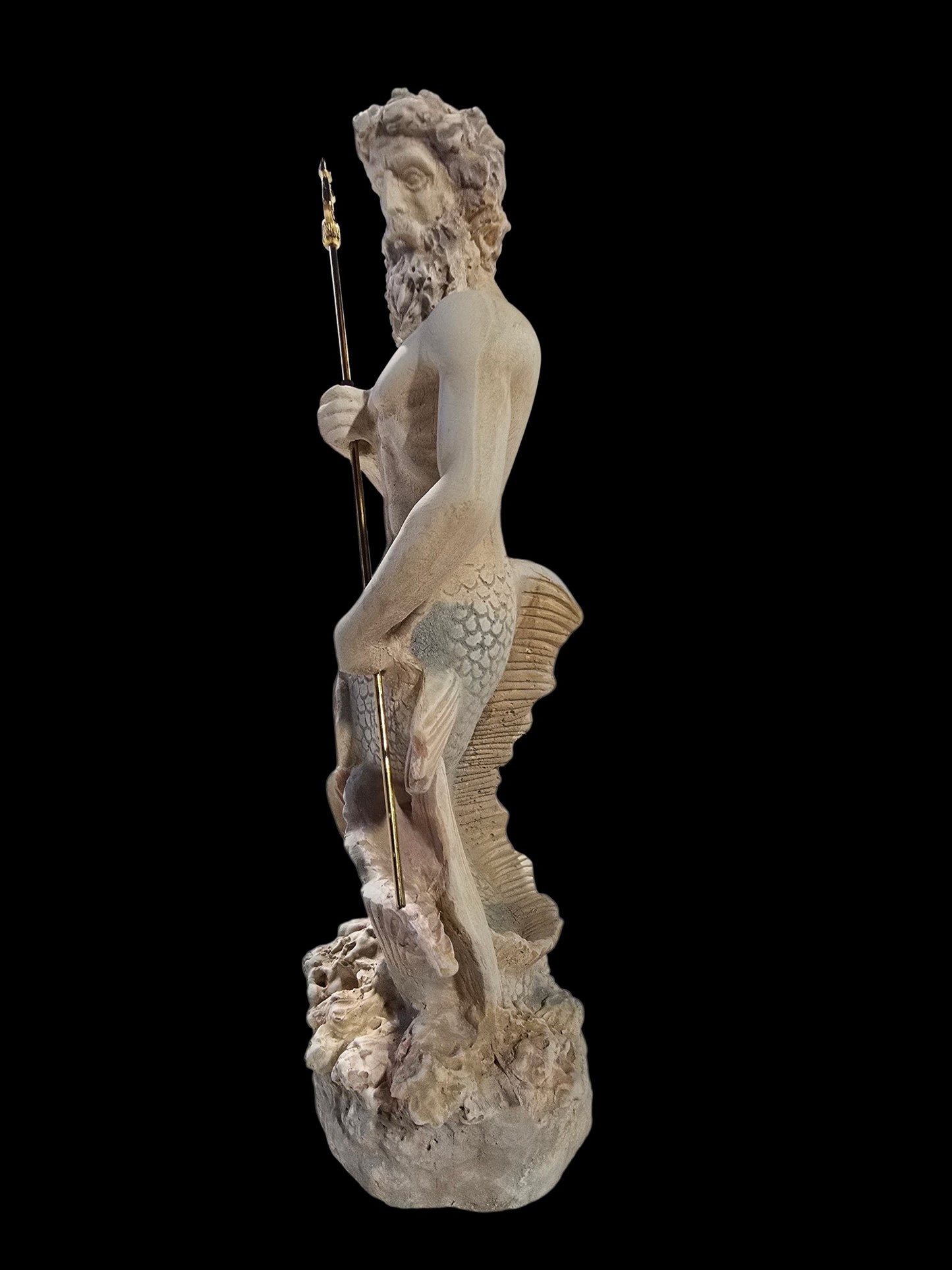 Alabaster Statue of Poseidon – 25cm