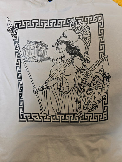 Athena Goddess of Wisdom & War T-Shirt - 2 Sided