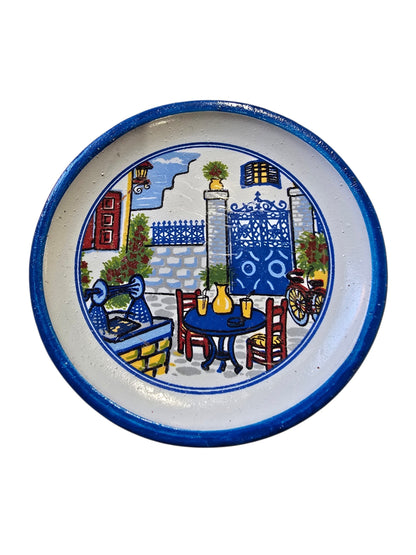 Handmade Ceramic Plate Magnets - Authentically Greek