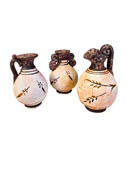 Handmade & Hand-Painted Greek Mythology Mini Vase – Imported from Athens, Greece