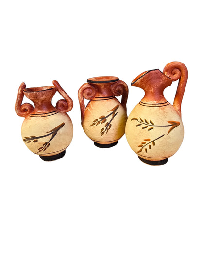 Handcrafted Greek Mythology Vase – 4.5" Mini Decorative Vase