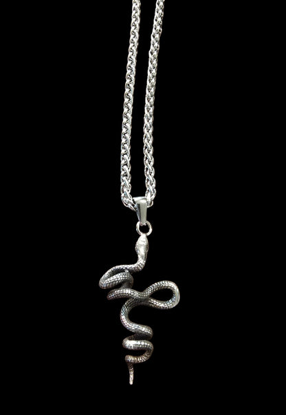 Stainless Steel Serpent Necklace