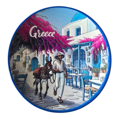 Greek Island Plate Style Magnets – Imported