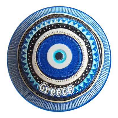 Evil Eye (Mati) Plate Magnet – Imported from Greece