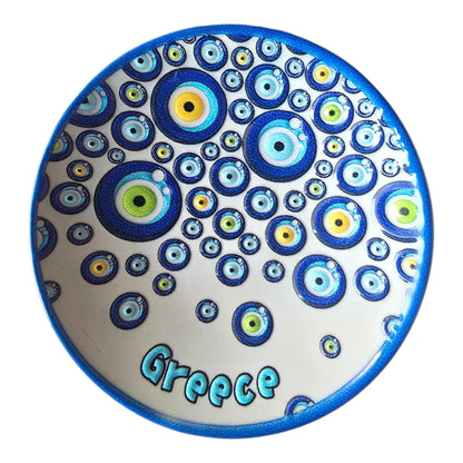 Evil Eye (Mati) Plate Magnet – Imported from Greece