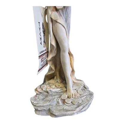 Tyche – Goddess of Chance, Fate & Fortune Alabaster Statue