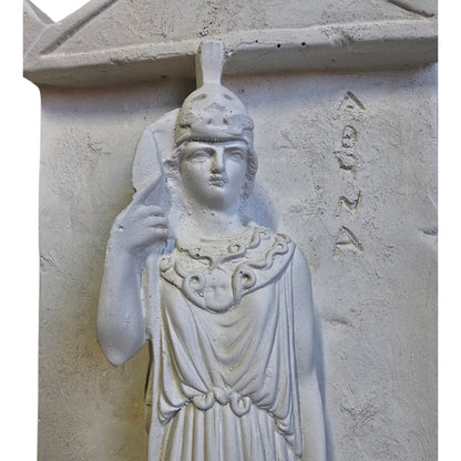 Handmade Alabaster Relief Plaque – Athena