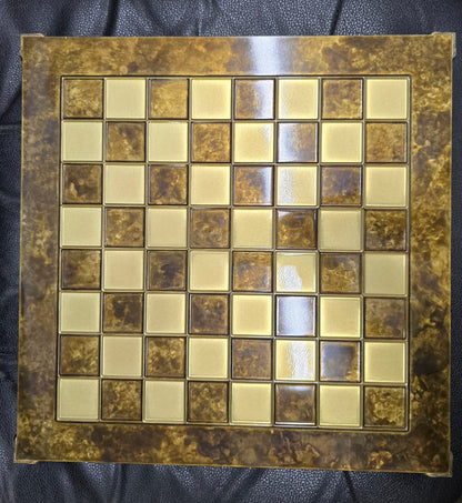 Handcrafted Greek Mythology Chess Set with Wooden Case