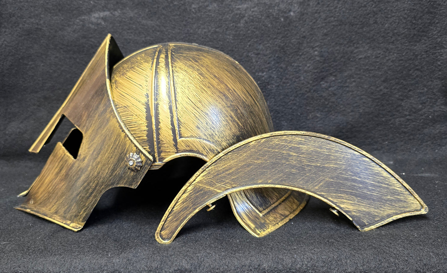 Warrior Costume Helmet - Realistic Battle Look