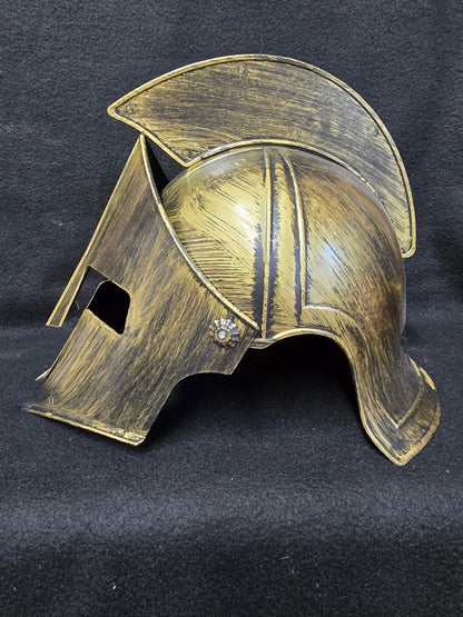 Warrior Costume Helmet - Realistic Battle Look